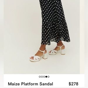 Reformation Sandal New (no tag, no box) 8.5